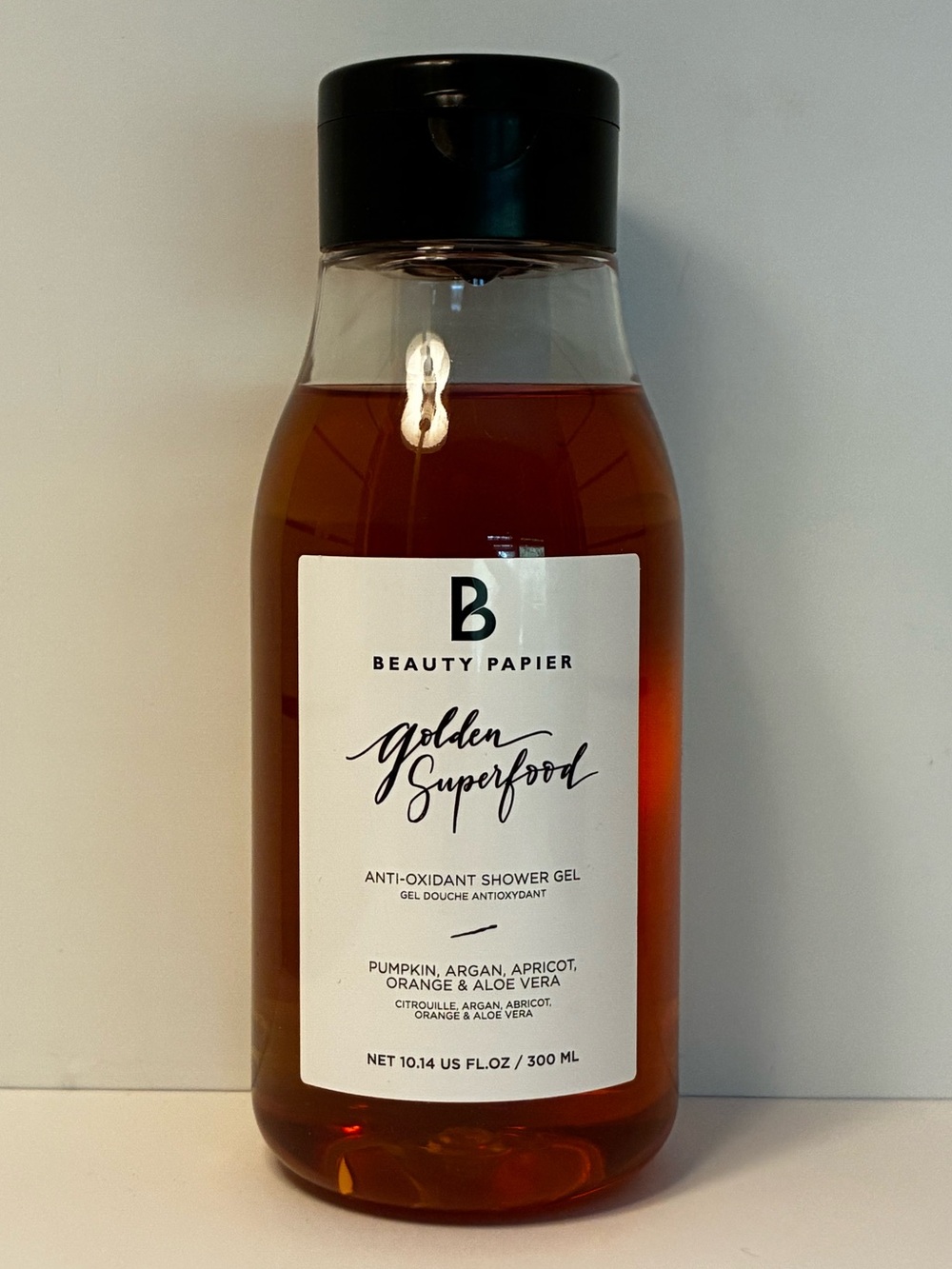 Beauty Papier Golden Superfood Anti-Oxidant Shower Gel Full Sz 300mL New w/o Box